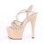Pleaser ADORE-713 Sandales à plateforme Vernis Beige EU-35/US-5