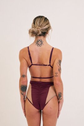 Lunalae Short Lola High Waist Plum
