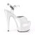 Pleaser Sandales ADORE-709-2G Argent Multi Paillettes EU-38/US-8