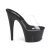Pleaser Mules ADORE-701 Transparent Noir EU-39/US-9