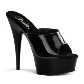Pleaser Mules DELIGHT-601 Noir EU-39/US-9