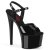 Pleaser PASSION-709 Sandales à plateforme Vernis Noir EU-38/US-8