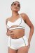 Lunalae Short taille haute Missy Blanc Occasion