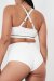 Lunalae Short taille haute Missy Blanc Occasion