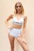 Lunalae Short taille haute Missy Blanc Occasion
