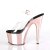 Pleaser Sandales ADORE-708 Transparent Or Rose Chrome EU-36/US-6