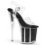 Pleaser Sandales FLAMINGO-808G Transparent Noir EU-42/US-12