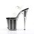 Pleaser Sandales FLAMINGO-808G Transparent Noir EU-42/US-12