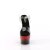 Pleaser ADORE-708SS Sandales à plateforme Paillettes Transparent Rouge EU-42/US-12