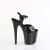 Pleaser FLAMINGO-809GP Sandales à plateforme Revêtement laqué Paillettes Noir EU-43 / US-13