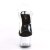 Pleaser Sandales ADORE-708 Transparent Noir EU-37/US-7