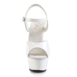 Pleaser Sandales KISS-209 Blanc EU-36/US-6