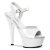 Pleaser Sandales KISS-209 Blanc EU-36/US-6