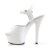 Pleaser Sandales KISS-209 Blanc EU-36/US-6
