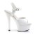 Pleaser Sandales KISS-209 Blanc EU-36/US-6