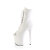 Pleaser FLAMINGO-1021 Bottines à plateforme Similicuir Blanc EU-37 / US-7