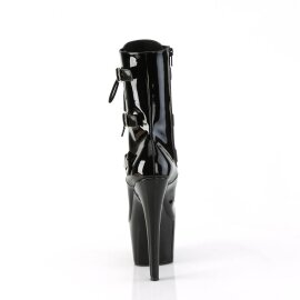 Pleaser ADORE-1043 Bottines à plateforme Vernis Noir EU-42/US-12