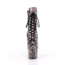 Pleaser ADORE-1020SPWR Bottines à plateforme Serpent Rose EU-37/US-7
