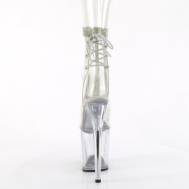 Pleaser FLAMINGO-1018C-2RS Bottines à plateforme Transparent Strass EU-41 / US-11