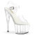 Pleaser ADORE-708VL Sandales à plateforme Transparent EU-43 / US-13