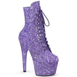 Pleaser ADORE-1020GWR Bottines à plateforme Paillettes Lilas EU-39 / US-9