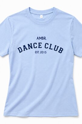 AMBR Designs T-Shirt Dance Club Bleu XL
