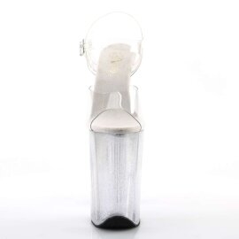 Pleaser Sandales INFINITY-908MG Transparent Argent...