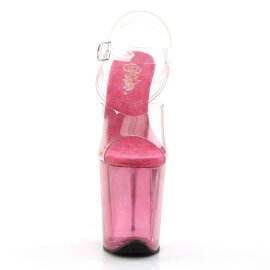 Pleaser Sandales FLAMINGO-808T Transparent Rose EU-35/US-5