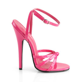 Devious DOMINA-108 Sandales Revêtement laqué Rose EU-37 / US-7
