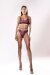 Polerina Haut Nixa Sequins Bordeaux