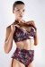 Polerina Haut Bikini Velvet Bordeaux/Argent L