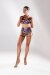 Polerina Short Bikini Velvet Bordeaux/Argent XS