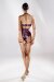 Polerina Short Bikini Velvet Bordeaux/Argent XL