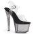 Pleaser Sandales SKY-308T Transparent Argent Fumée EU-42/US-12