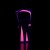 Pleaser Sandales KISS-209TT Noir Néon-Rose EU-41/US-11