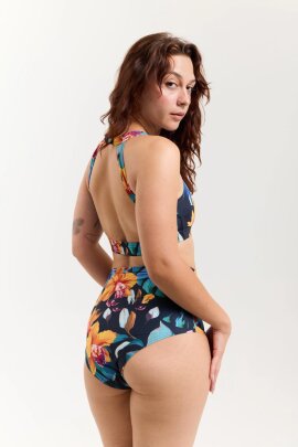 Pole Addict Short High Waist Exotic Flowers