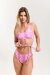 Pole Addict Short Capri Pink Snake XS