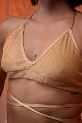 RAD Haut Dazzle Or XL