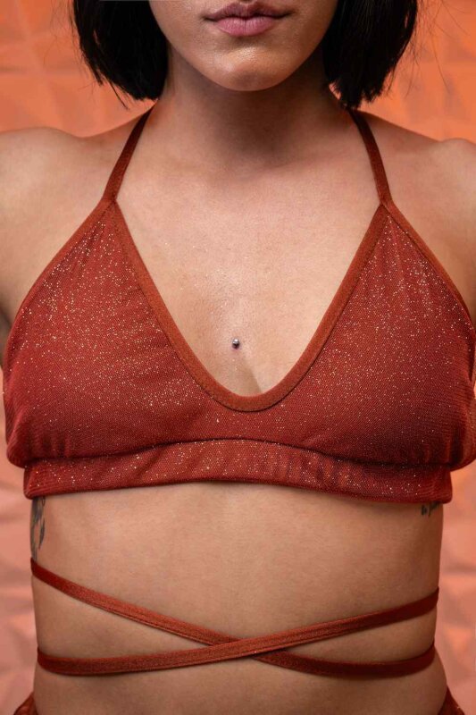 RAD Haut Dazzle Marron XL