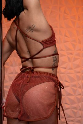 RAD Haut Dazzle Marron XL