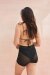 Lunalae Short High Waist Gianna Mesh Noir