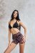 Lunalae Short High Waist Gianna Mesh Leopard