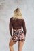 Lunalae Short High Waist Gianna Mesh Zebra