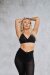 Lunalae Haut Sienna Mesh Cut Out Bra Noir XS