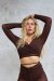 Lunalae Haut Sienna Wrap Around Mesh Chocolat