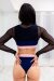 Les Polettes Boléro Naora Mesh Noir XL