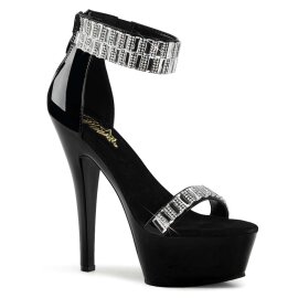 Pleaser Sandales KISS-269RS Noir EU-40/US-10