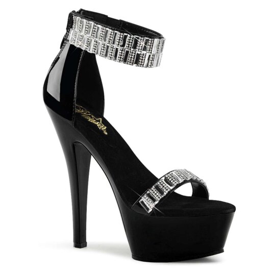 Pleaser Sandales KISS-269RS Noir EU-41/US-11