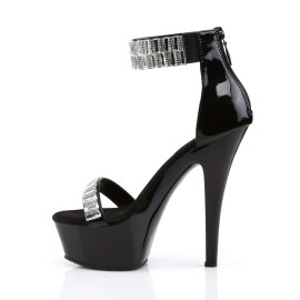 Pleaser Sandales KISS-269RS Noir EU-41/US-11