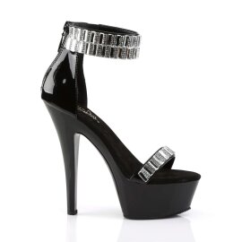 Pleaser Sandales KISS-269RS Noir EU-41/US-11